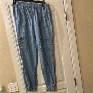 Olive Tree Blue Cargo Pants sz Large